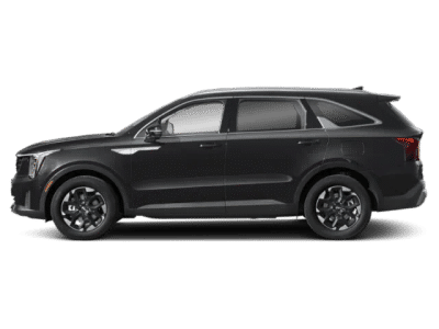 2025 Kia Sorento — rear three-quarter view