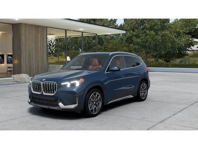 2026 BMW X1 xDrive28i xDrive28i in Night Dusk Blue Metallic — front three-quarter view