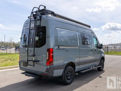 2023 Winnebago Revel — rear three-quarter view