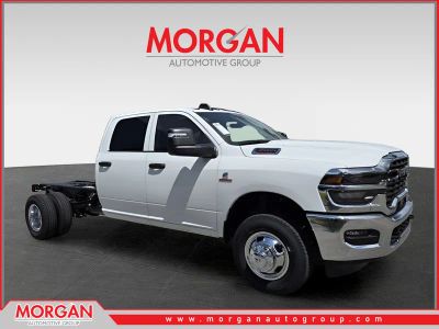 2026 Ram 3500 Tradesman in White — front three-quarter view