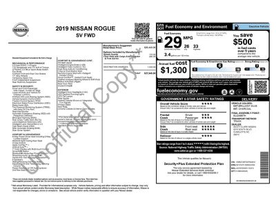 2019 Nissan Rogue — photo 36 view