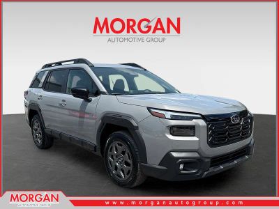 2026 Subaru Outback Premium in River Rock Pearl — front three-quarter view