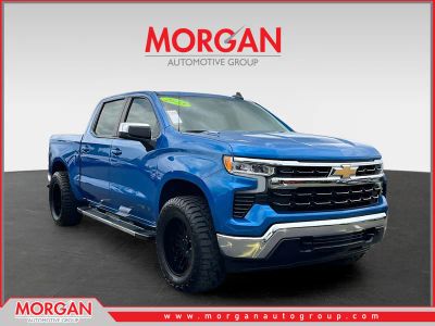 2023 Chevrolet Silverado 1500 LT in Blue — front three-quarter view
