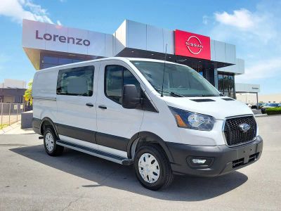 2025 Ford Transit Cargo Van — rear three-quarter view