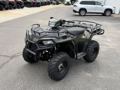 2026 Polaris® Sportsman 450 Sage Green w/ Accys — front three-quarter view