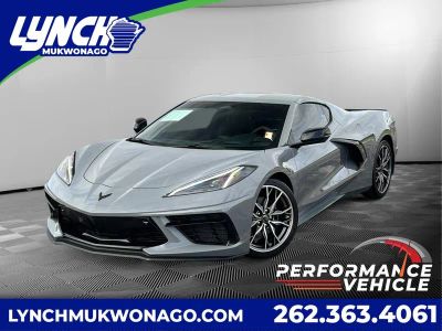 2024 Chevrolet Corvette Stingray 2LT in Sea Wolf Gray Tricoat — front three-quarter view