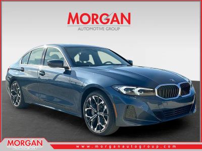 2026 BMW 3 Series 330i NA in Arctic Race Blue Metallic — front three-quarter view