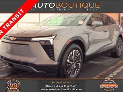 2024 Chevrolet Blazer EV eAWD LT in Sterling Gray Metallic — front three-quarter view