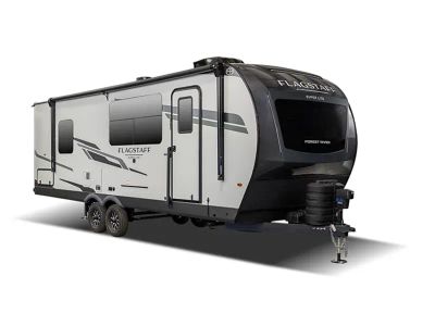 2027 Forest River RV Flagstaff Super Lite — front three-quarter view