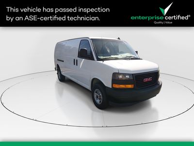 2023 GMC Savana Cargo Van RWD 2500 155" — front three-quarter view