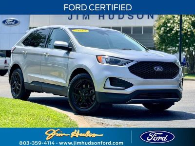 2023 Ford Edge SEL CERTIFIED in Silver Metallic — front three-quarter view