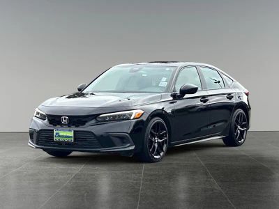 2024 Honda Civic — rear three-quarter view