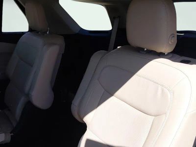 2020 Ford Explorer — rear three-quarter view