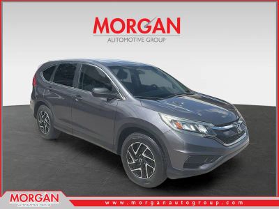 2016 Honda CR-V SE in Modern Steel Metallic — front three-quarter view