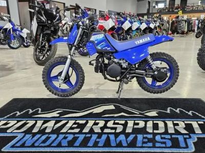 2027 Yamaha PW50 — front three-quarter view