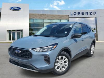 2024 Ford Escape Active in Vapor Blue Metallic — front three-quarter view
