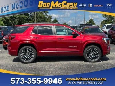 2026 GMC Terrain Denali in Volcanic Red Tintcoat — front three-quarter view