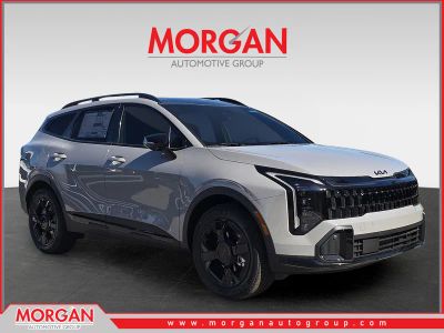 2026 Kia Sportage Plug-In Hybrid X-Line in Wolf Gray — front three-quarter view
