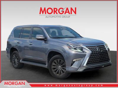 2023 Lexus GX 460 Premium in Gray Pearl — front three-quarter view