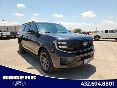 2027 Ford Expedition Max Platinum in Dark Matter Gray Metallic — front three-quarter view