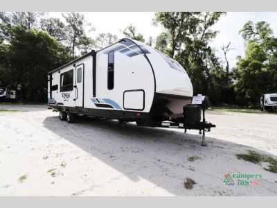 2023 Forest River RV Vibe — front three-quarter view