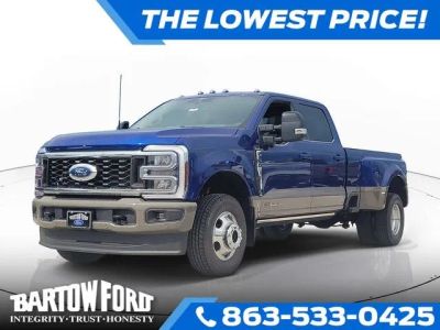 2026 Ford F-350SD King Ranch DRW in Brown — front three-quarter view
