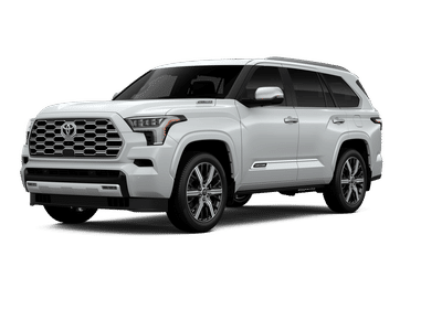 2026 Toyota Sequoia Capstone — front three-quarter view