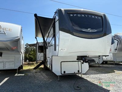 2026 Venture RV SportTrek Touring Edition — front three-quarter view