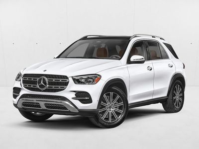 2026 Mercedes-Benz GLE 350 GLE 350 SUV in MANUFAKTUR Moonlight White — front three-quarter view