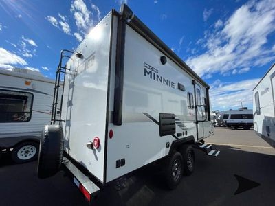 2022 Winnebago Micro Minnie — rear three-quarter view