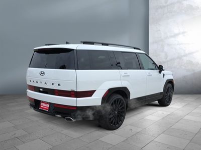 2026 Hyundai Santa Fe — rear three-quarter view
