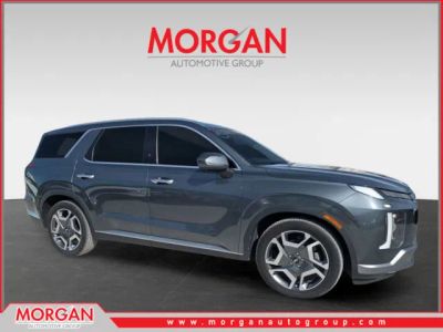 2023 Hyundai Palisade Limited in Steel Graphite — front three-quarter view