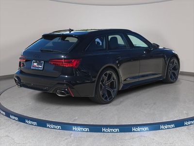 2026 Audi RS6 Avant performance — rear three-quarter view