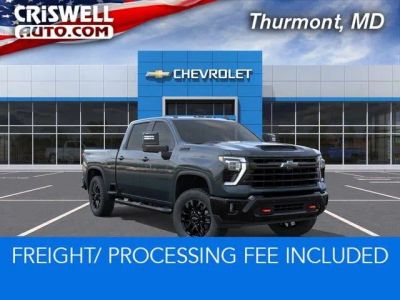 2026 Chevrolet Silverado 2500 HD LT in Cypress Gray — front three-quarter view