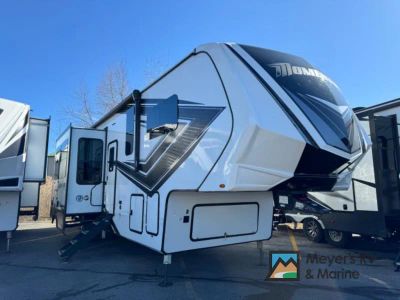 2022 Grand Design Momentum M-Class 351MS — front three-quarter view
