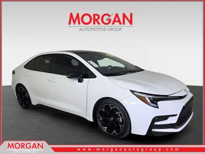 2025 Toyota Corolla FX in White — front three-quarter view