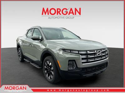 2026 Hyundai SANTA CRUZ SEL Activity in Sage Gray — front three-quarter view