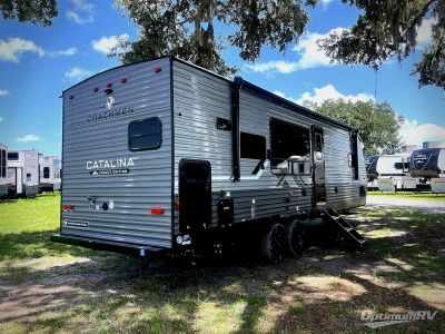 2027 Coachmen Catalina Legacy Edition — rear three-quarter view