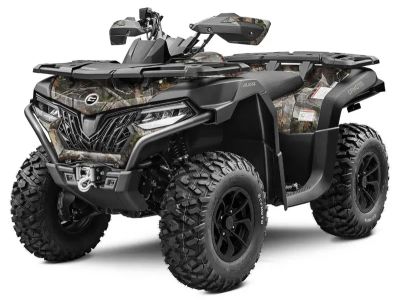 2026 CFMOTO CForce 600 in TrueTimber Kanati — front three-quarter view