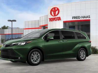 2026 Toyota Sienna — rear three-quarter view