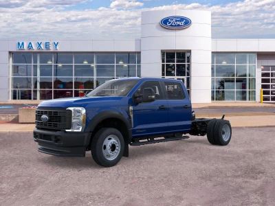 2026 Ford Chassis Cab F-550® XL in Argon Blue Metallic — front three-quarter view
