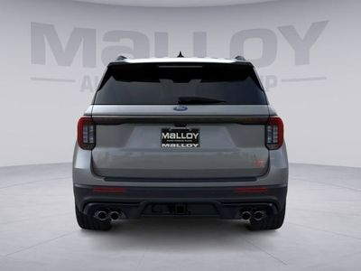 2026 Ford Explorer ST in Carbonized Gray Metallic — front three-quarter view