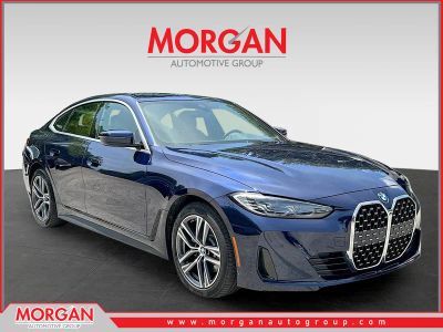 2023 BMW 4 Series 430i Gran Coupe in Blue — front three-quarter view