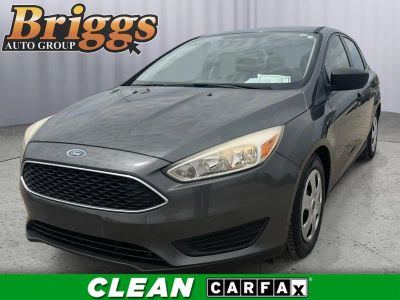 2017 Ford Focus S in Magnetic — front three-quarter view