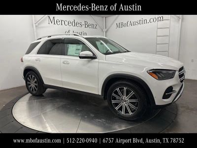 2026 Mercedes-Benz GLE 350 in Polar White — front three-quarter view