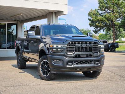 2025 RAM 2500 Power Wagon Rebel Crew Cab 4x4 6'4' Box in Forged Blue Metallic — front three-quarter view