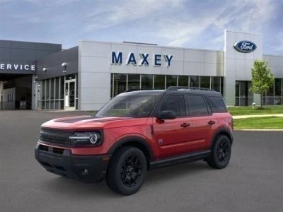 2026 Ford Bronco Sport Big Bend® in Ruby Red Metallic Tinted Clearcoat — front three-quarter view