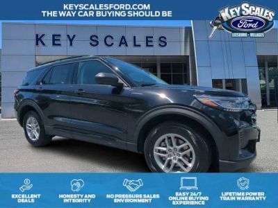 2026 Ford Explorer Active in Black Metallic — front three-quarter view