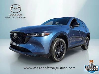 2023 Mazda CX-5 2.5 Turbo in Blue — front three-quarter view
