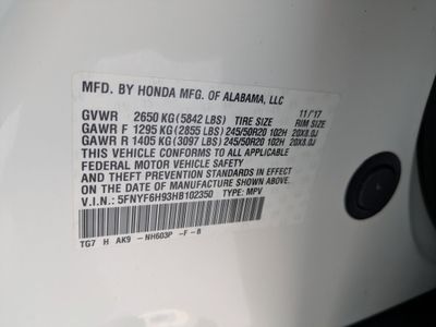 2017 Honda Pilot - Photo 38